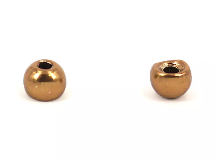 Tungsten Kopfperlen - METALLIC BROWN - 10 Stk.