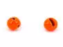 Tungsten Kopfperlen geschlitzt - FLUO ORANGE - 10 Stk.