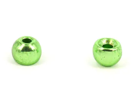 Tungsten Kopfperlen - METALLIC GREEN - 10 Stk. - 3,0 mm