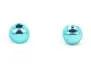 Tungsten Kopfperlen - METALLIC LIGHT BLUE - 10 Stk. - 3,0 mm