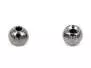 Messing Kopfperlen - BLACK NICKEL - 25 Stk.