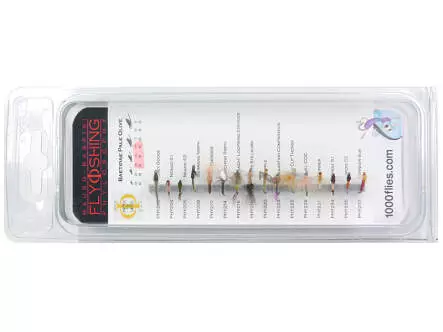 Set Baetidae (Olive - Pale Olive) - M - 16 Fliegen