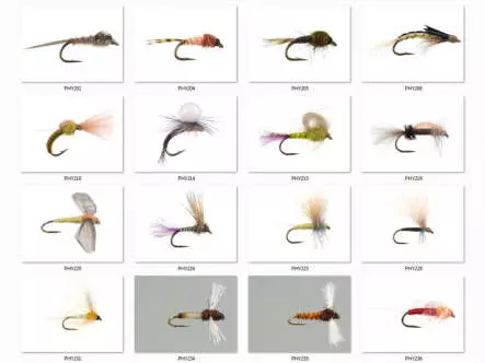 Set Baetidae (Olive - Pale Olive) - M - 16 Fliegen
