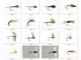 Set Baetidae (Olive - Pale Olive) - M - 16 Fliegen