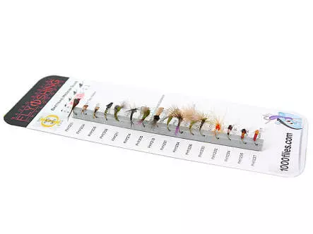 Set Baetidae (Olive - Medium Olive) - M - 16 Fliegen