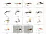 Set Baetidae (Olive - Dark Olive) - M - 16 Fliegen