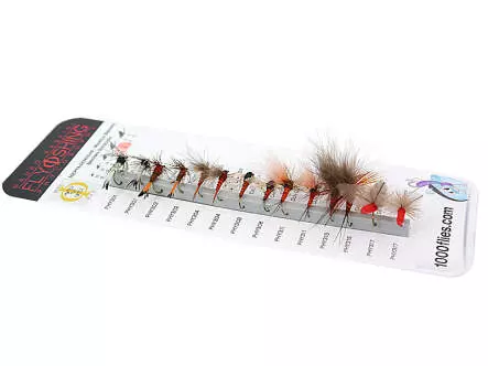 Set Heptageniidae (March Brown - Red) - L - 14 Fliegen