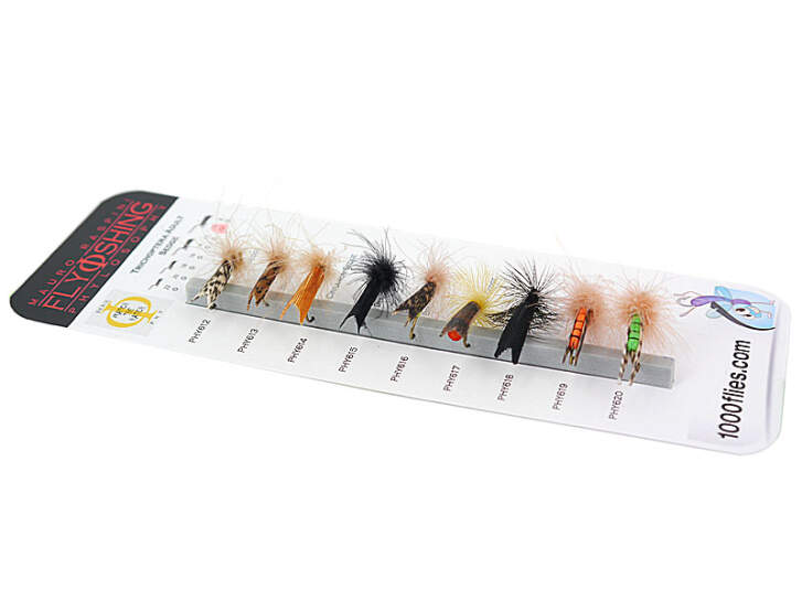 Set Trichoptera (Adult Sedge) - XL - 9 Fliegen