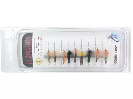 Set Trichoptera (Adult Sedge) - M - 9 Fliegen