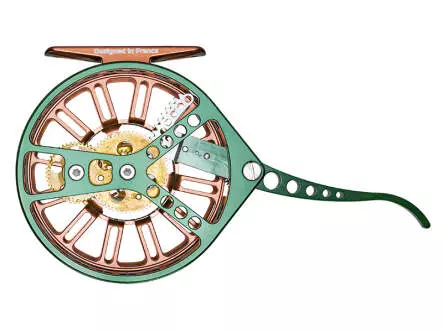Halbautomatische Fliegenrolle jmc OZONE RACING GREEN 36