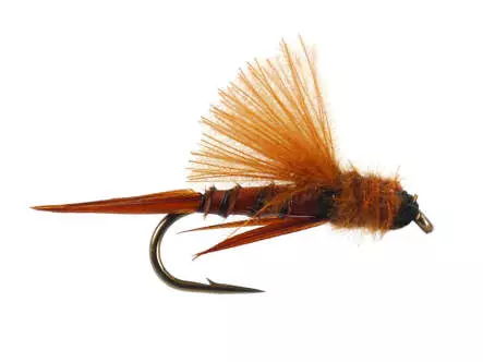 CDC Little Surface Nimph - Rusty Brown