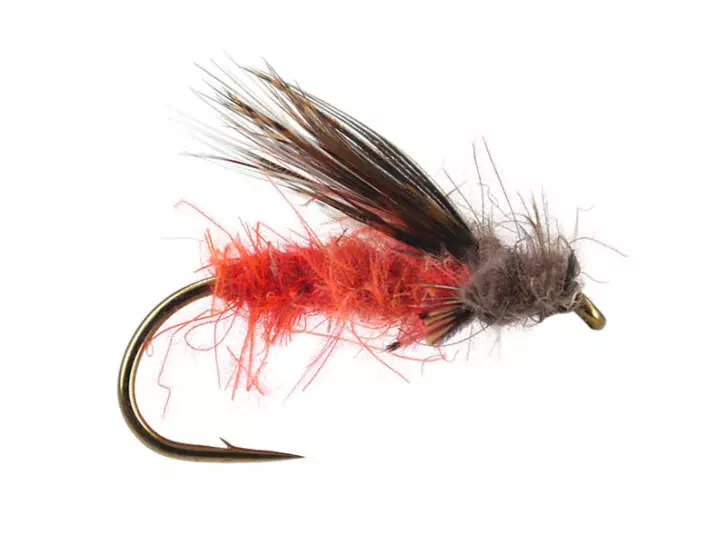 CDC Pupa Drifting - Orange