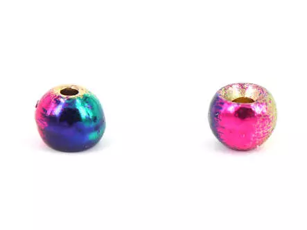 Tungsten Kopfperlen - REGENBOGEN - 10 Stk.