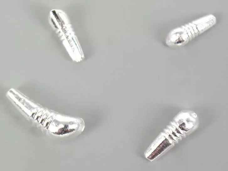 Javi Tungsten Nymphenkörper - SILBER - 10 Stk.