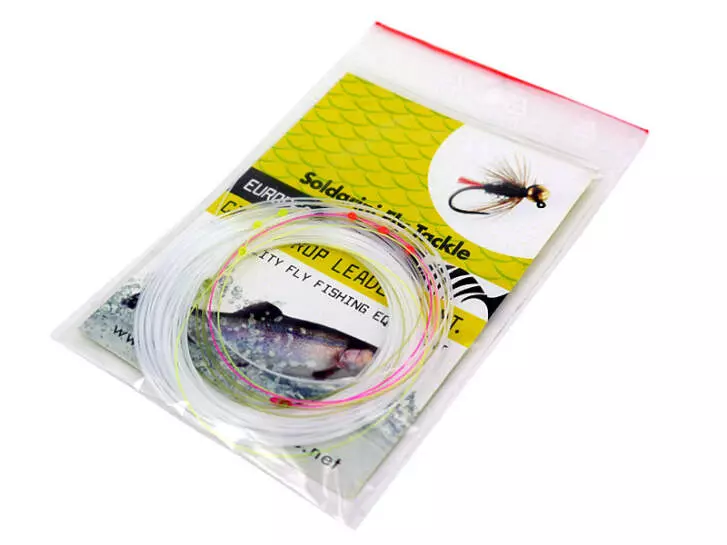 Vorfach sft CZECH NYMPH LEADER 9 m + drop indicator