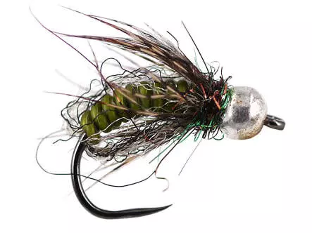 Green Comp. Caddis Naturfil Pupa TG BL