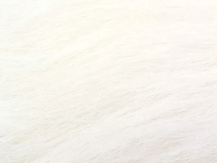 CRAFT FUR STREAMER HAIR hotfly - 60 / 70 mm - 150 x 80 mm - white