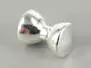 DUMBBELL EYES hotfly - 10 pc. - M (5 x 8,5 mm) - silver