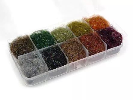 Dubbing dispenser PRO NYMPH PLUS hotfly - dark - 10 x 1 g