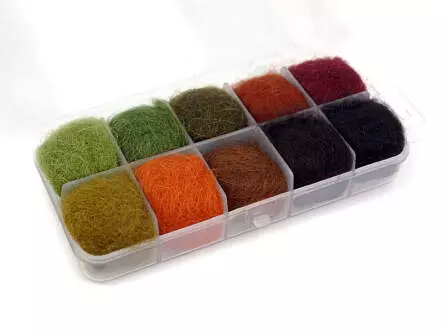 Dubbing dispenser ALPACA NATURAL hotfly - 10 x 1 g