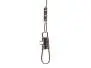 Stahlvorfach für Raubfische mit Karabiner und Wirbel ESOX hotfly - 3 Stk. - 45 cm