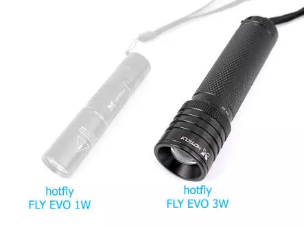 Premium uv flashlight FLY EVO 3W hotfly