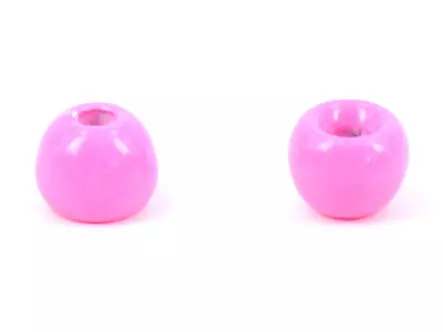 Tungsten Kopfperlen - FLUO PINK - 10 Stk.