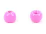Tungsten Kopfperlen - FLUO PINK - 10 Stk. - 3,5 mm