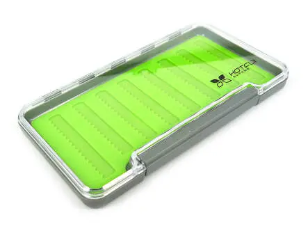 Fliegenset hotfly FORELLE UNIVERSAL BL - 48 Fliegen ohne Widerhaken mit Box