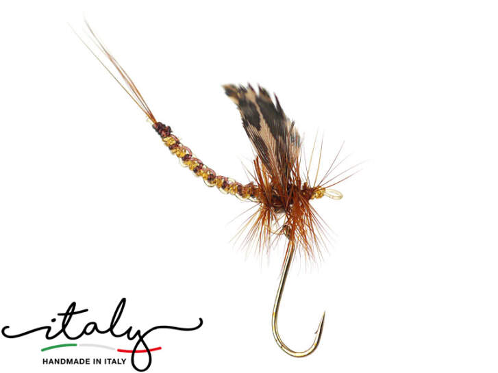Winged Brown Mayfly - 15mm