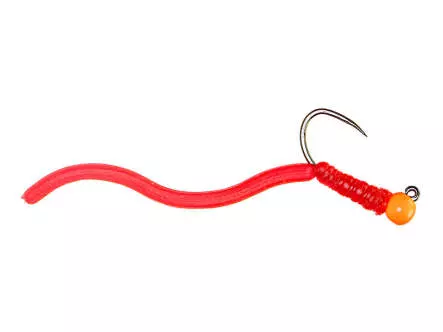 Hot Squirmy Worm Red TG BL