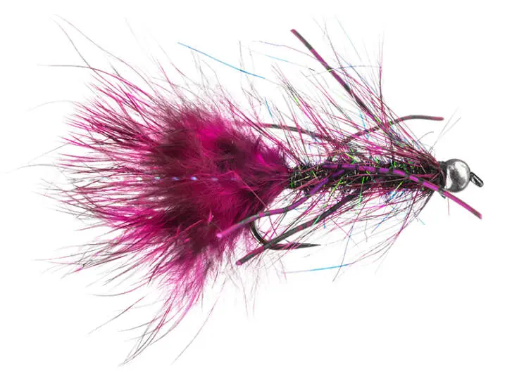 Peacock Wooly Bugger Pink 6