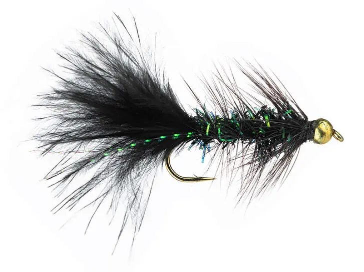 Wooly Bugger Cactus Chenille Black