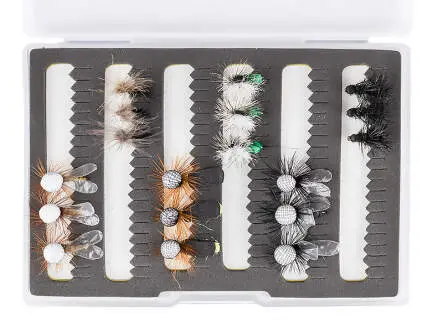 Fliegenset hotfly TERRESTRIAL EVO LTD - 18 Fliegen BL mit...