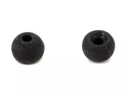 Tungsten Kopfperlen - MATT BLACK - 10 Stk.