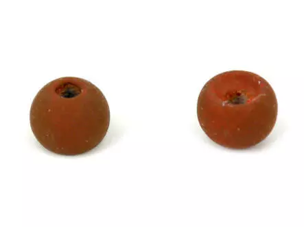Tungsten Kopfperlen - MATT BROWN - 10 Stk.