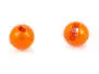 Tungsten Kopfperlen geschlitzt - METALLIC ORANGE - 10 Stk. - 2,5 mm