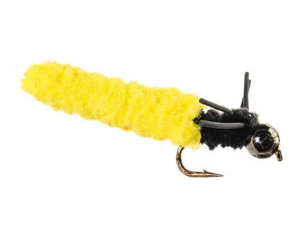 Rubber Leg Mop Fly Yellow 10