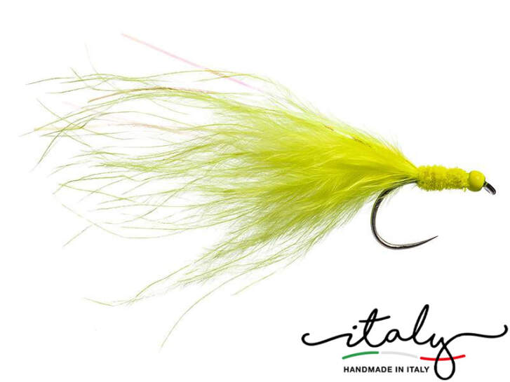BH Competiton Wooly Bugger Fluo Yellow BL 10