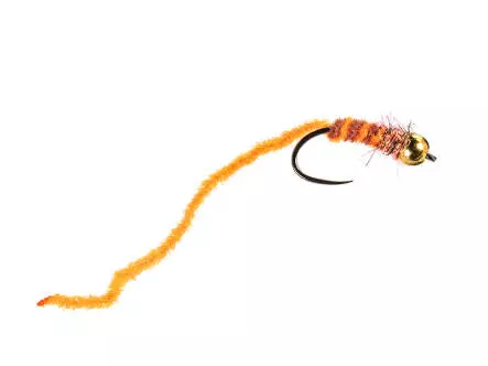 Simple Nano Chenille Worm TG Orange BL
