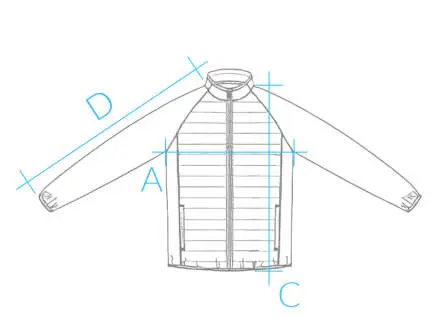 Jacke hotfly HYBRID BLUE
