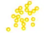 GIANT GLASS BEADS hotfly - 4,5 mm - 20 pc. - yellow