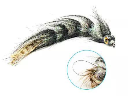 Articulated XXL Hecht & Huchenstreamer 25 cm Black