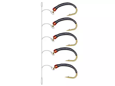 Renken Hegene SMOOTH BLACK MINIBEAD