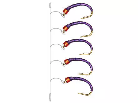 Renken Hegene GLITTER PURPLE MINIBEAD