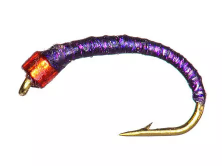 Renken Hegene GLITTER PURPLE MINIBEAD