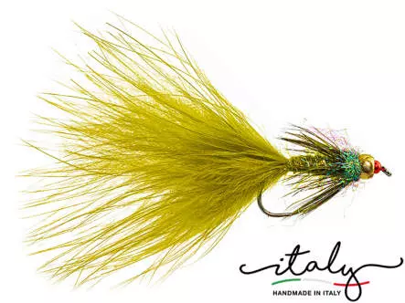 Olive Heavy TG Marabou Leech Evo