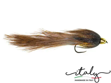 Large Marble Trout Zonker Brown