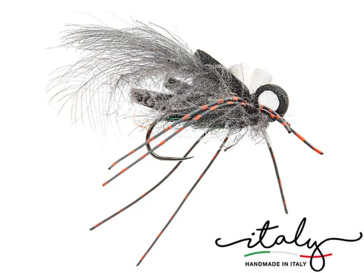 Large Foamfloater Black CDC Stonefly 10