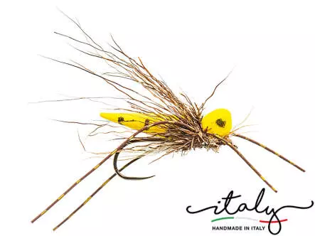 Legged Foam Hopper Yellow